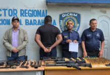 Miembro del Ejército apresado con «arsenal» en Barahona