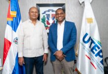 Director de UTEPDA recibe visita del dirigente agropecuario Eulalio Ramírez