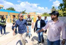 Director de Infraestructura Escolar da seguimiento a obras que ejecuta la entidad en Bahoruco