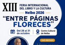 Entre páginas floreces, XIII Feria Internacional del Libro y la Cultura Neiba 2026