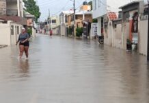Lluvias inundan a Tamayo plantean imponer autoridad para construir drenaje pluvial